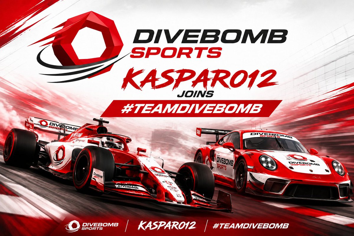 SportsDBTV's tweet photo. #TeamDiveBomb

@Kaspar012 joins the team! A driver with loads of experience &amp; championships, we're excited for the future &amp; to see what he can achieve! https://t.co/SXhcYUOwim