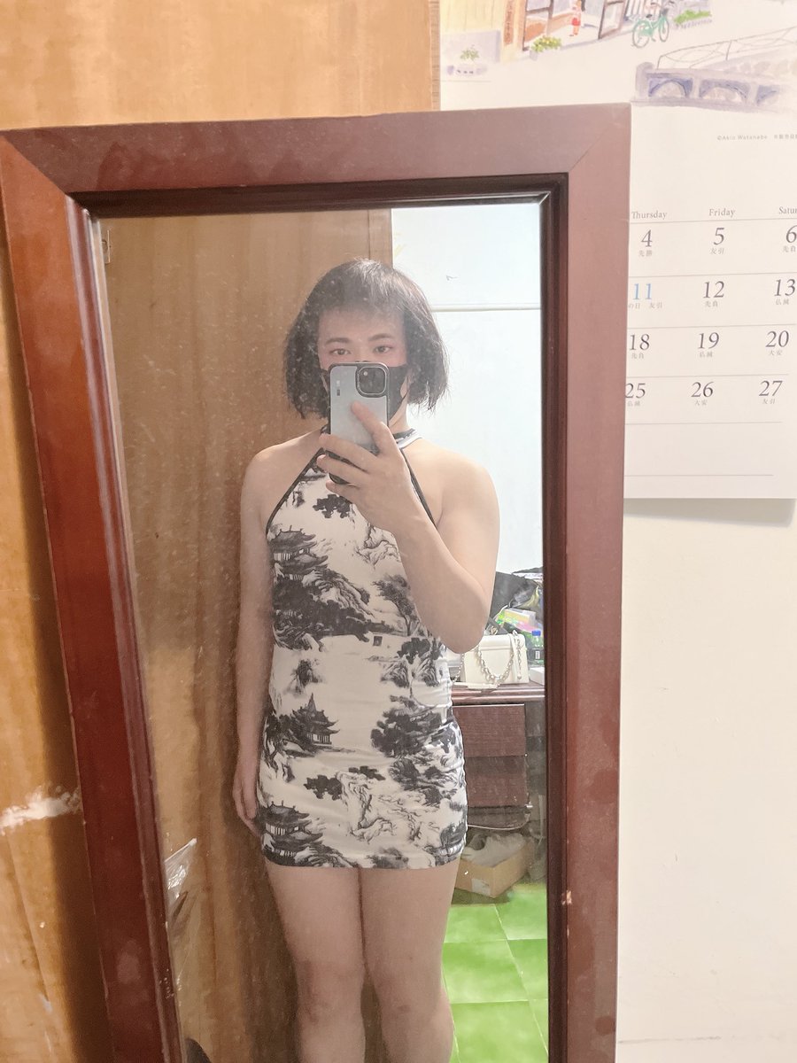 Jennybabe0803's tweet photo. 👋 #偽娘 #男の娘 #sissy #旗袍 https://t.co/4UxL0gYUhy