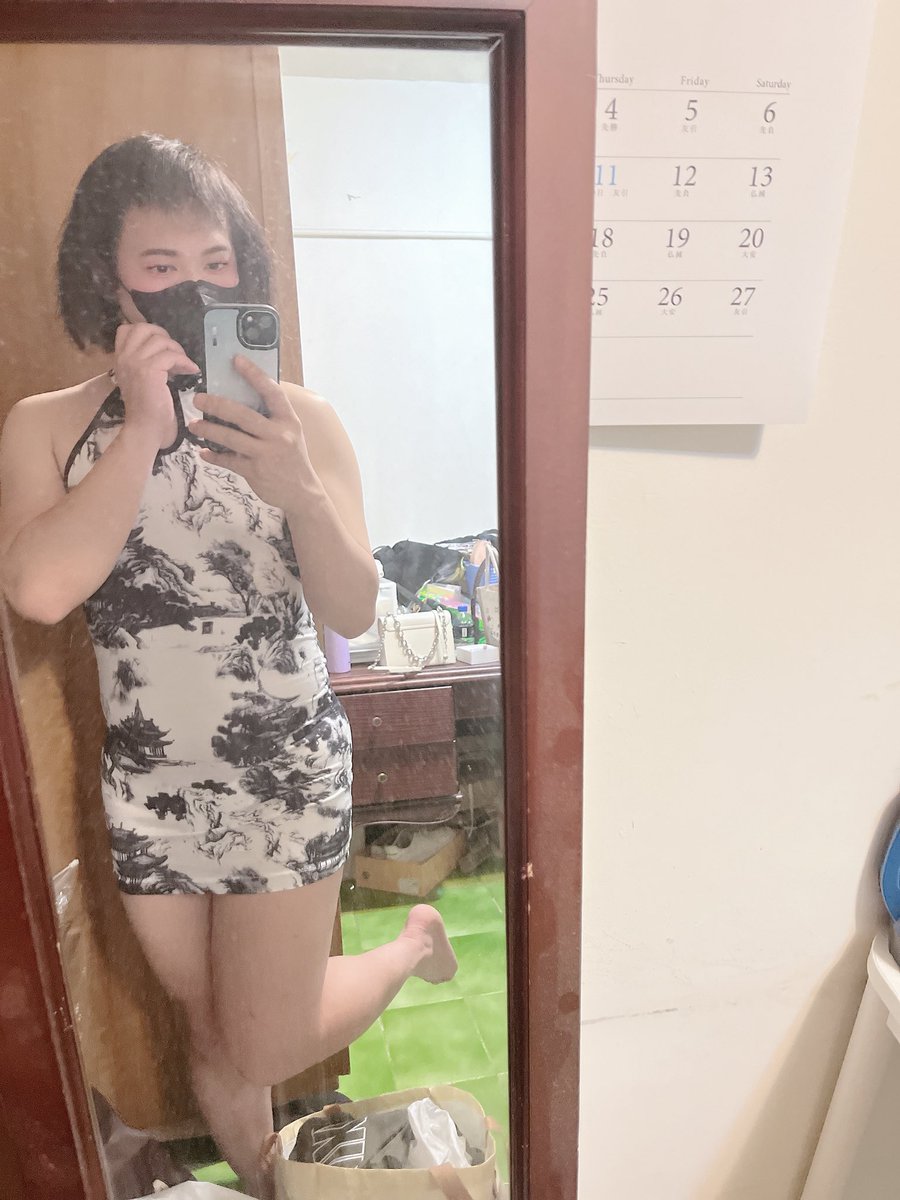 Jennybabe0803's tweet photo. 👋 #偽娘 #男の娘 #sissy #旗袍 https://t.co/4UxL0gYUhy