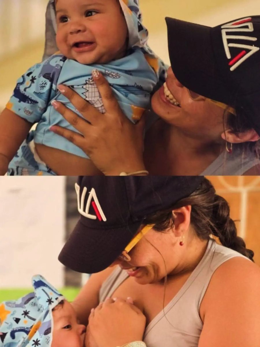 ElaFerris's tweet photo. Altamarg1021Ig Este hermoso bebe se llama Ismael Jesús tiene 7 meses es un sobreviviente del terremoto del pasado 24 de Junio, está siendo atendido en un campamento provisional en la Guaira. Está siendo amamantado por Mariana Parra una LACTANTE VOLUNTARIA 
No es influencer, no busca fotos ni likes, no habla a favor ni en contra del reeeeeegimen, por eso no es "viral". Pero su labor es absolutamente amorosa, solidaria y hermosa.
Una digna y ejemplar mujer absolutamente merecedora de un Premio Nobel si realmente ese premio reconociera a la mujer de la paz y la ternura.