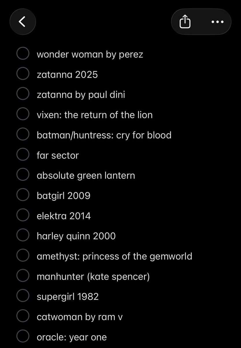 rivskingdom's tweet photo. i lost the tweet asking for female comic recs so i cant qrt but here’s the list i made from that if anyone wants https://t.co/mzVgXT3iyk