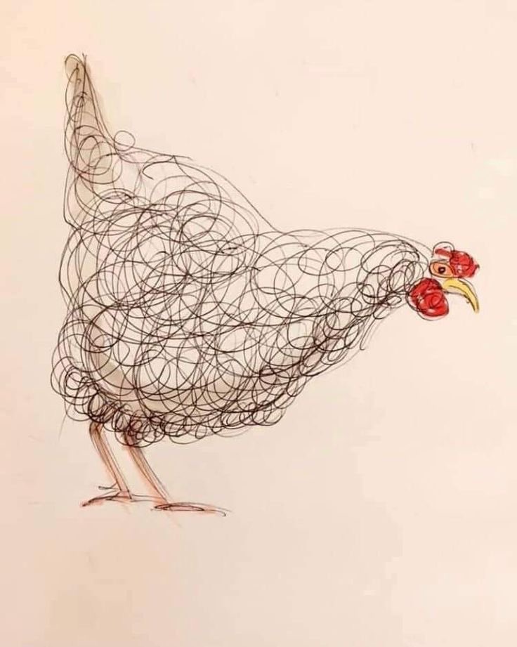 pmamtraveller's tweet photo. "Caligraphic Hen"  by artist Antonio Freyre Horta. https://t.co/O9OkGnYBgj