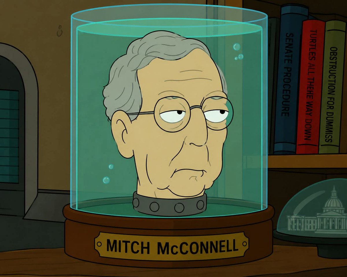 stilldemocrat's tweet photo. Senator Mitch McConnell will be returning to work... https://t.co/n0AL4VVtHF