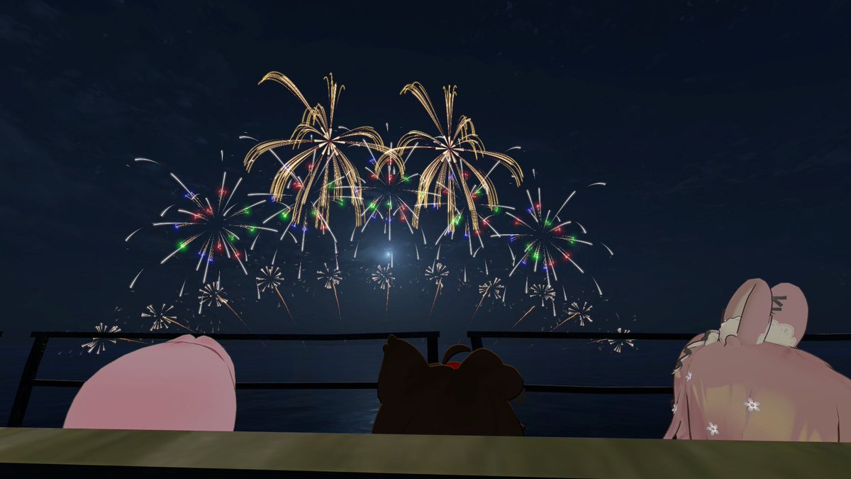fuyu_vr's tweet photo. 花火もみた https://t.co/IB4nD0wCCG