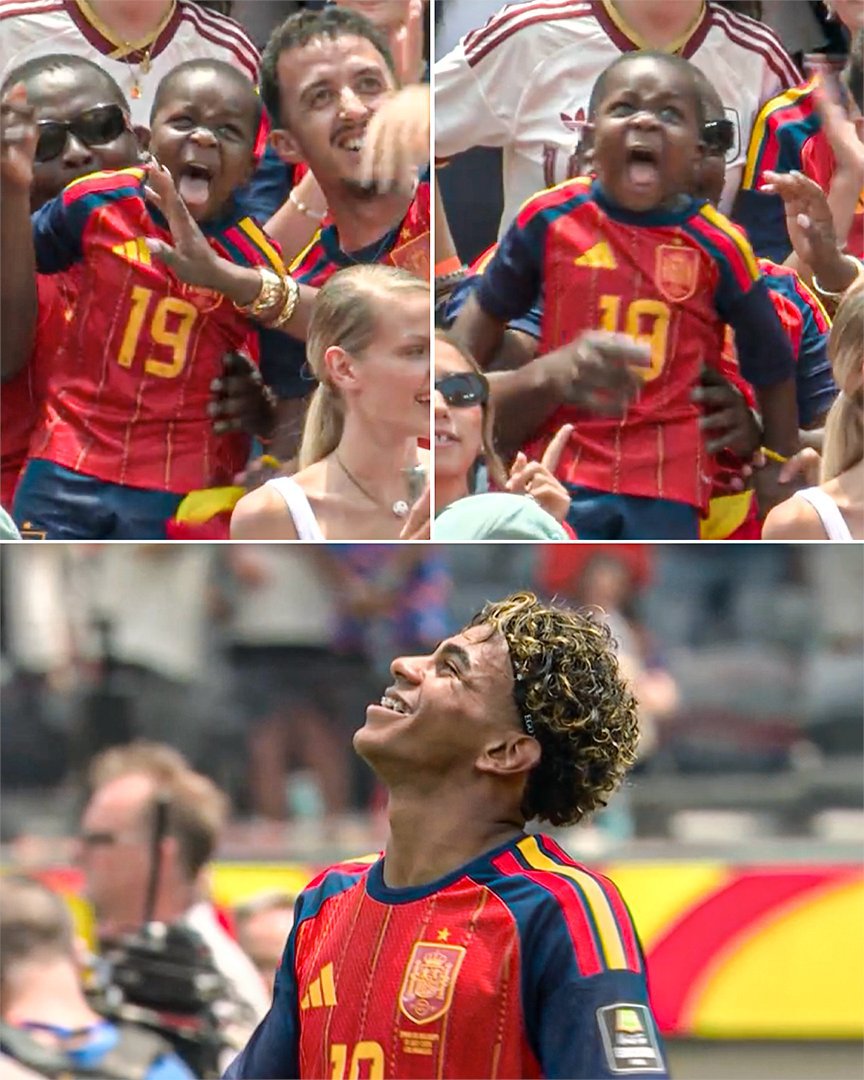 ethhanyreal's tweet photo. 🚨😳 "my brother is just enthusiastic like cristiano cause messi has so many things complicated." - Lamine Yamal. https://t.co/OPo2C9L1zc
