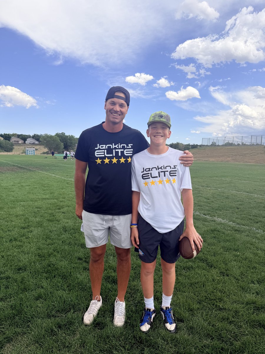 milescolvert's tweet photo. Year 6 of @jenkins_elite camp. Thanks for make it such a fun camp @TJenkinsElite @JHJenkinsElite @FBCoachOZ @ABJenkinsElite #qb1 #classof2030 #qb #jenkinselite #attitudeofgrattitude @Tos93 @NCSA_Football @Coach_CFuller @Stitesjack2 @CoachMattPearce https://t.co/fl5rcmhJub