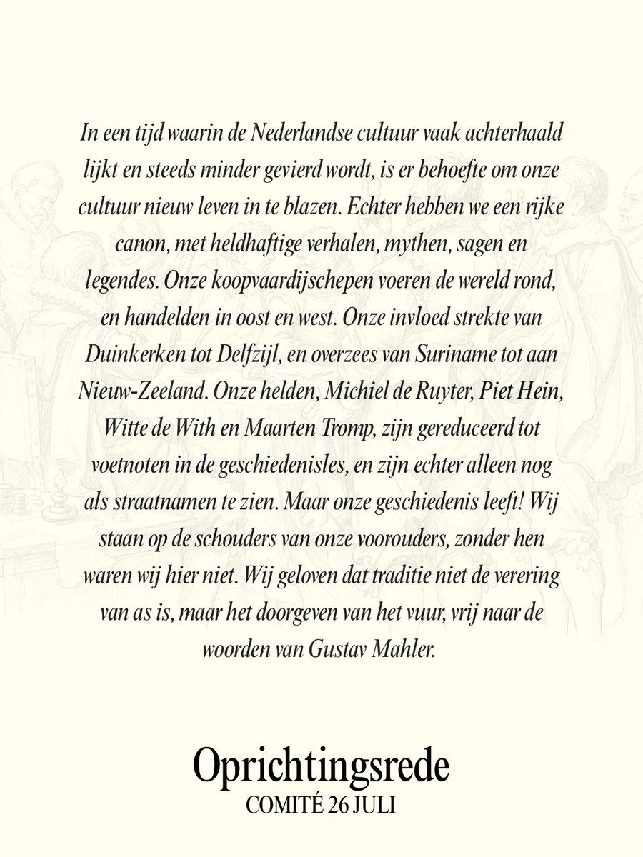 Plakkaatsdag's tweet photo. Oprichtingsrede van het Comité 26 Juli https://t.co/dGMzij0OvI