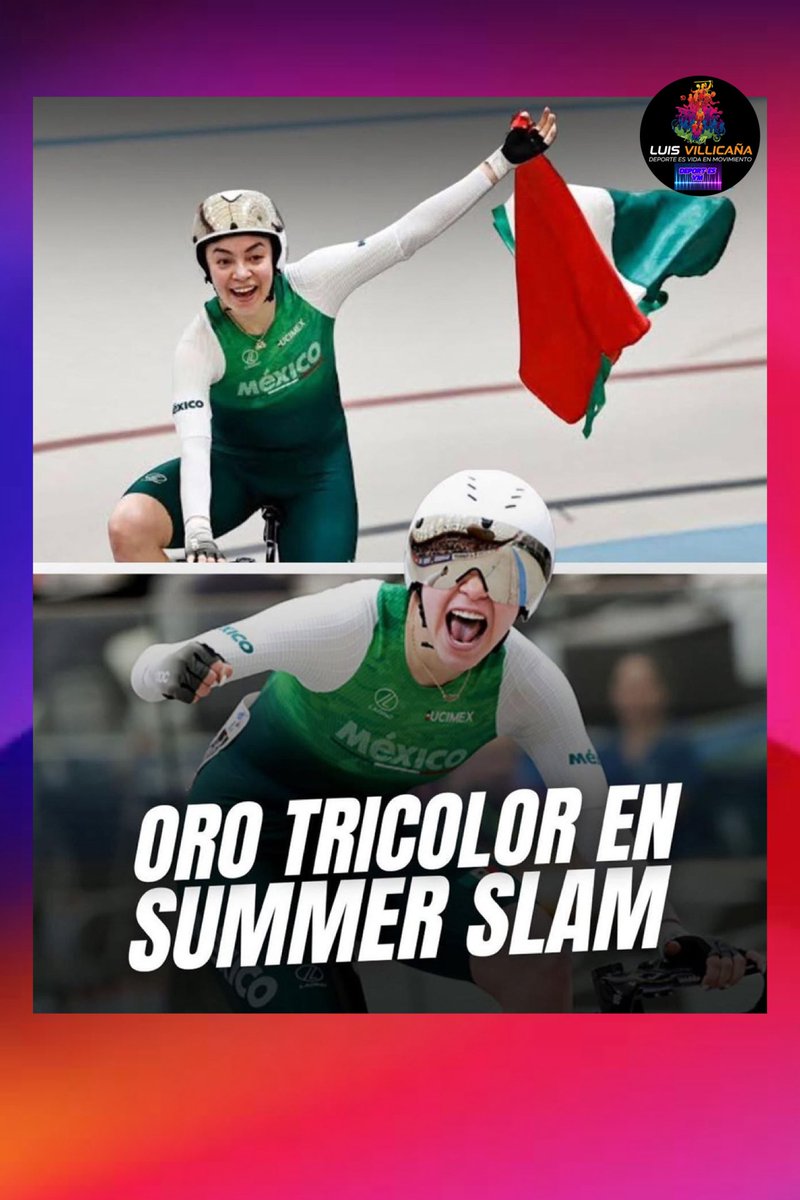 DeportesVMLuis's tweet photo. 🇲🇽. 🚴‍♀️🥇

Yareli Acevedo vuelve a  conquistar su segunda medalla de oro consecutiva en el Summer Slam 2026, en Los Angeles, esta vez imponiéndose en el Omnium con 130 puntos, después de haber dominado la prueba de eliminación un día antes.

Dos días. Dos competencias. Dos oros. Una sola bandera ondeando en lo más alto. 🇲🇽

¡Qué orgullo ver a México escribiendo páginas doradas en el ciclismo internacional! Ella en la pista e @ISAACDELTOROx1  en la ruta 

#OrgulloMexicano #OroMexicano #Ciclismo