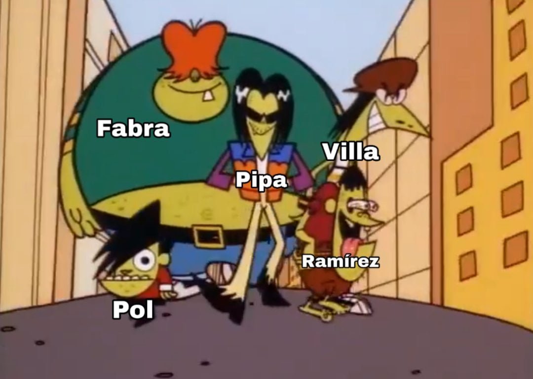 HormigaXeneize's tweet photo. Con el regreso de Villa, la banda gangrena sigue operativa. Siempre estuvo con al menos un miembro desde su fundación. https://t.co/WpEWcewhIJ