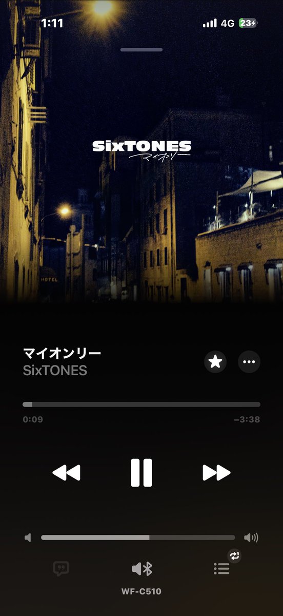 flippersyy's tweet photo. ラジオで２回聴いたのに、その後ずっとリピート🔁してる。めっちゃ良い曲。この曲を音質良く聴くために４万円のSONYのイヤホン欲しくなっちゃった。SixTONES全員歌上手い。皆んなに聴いて欲しい。
#SixTONES_マイオンリー https://t.co/qOd6Ehyp1K