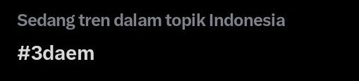 daem_MIA's tweet photo. Kemaren sempet trending #3daem 🍧 https://t.co/4xuJGQim6N