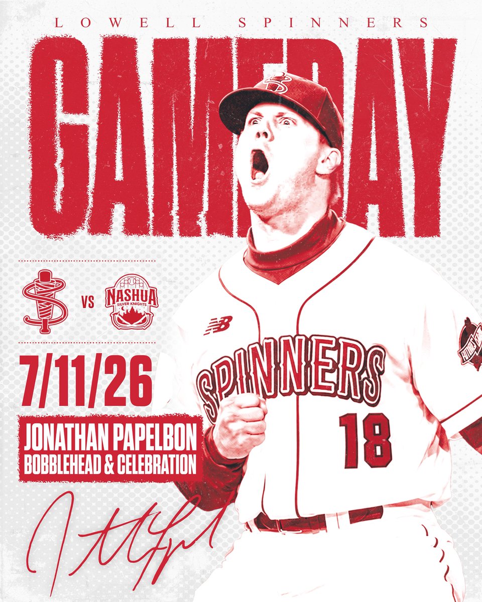 LowellSpinners's tweet photo. TODAY’S THE DAY. @TheRealJPap58 is in the house and will be the first player inducted into the Spinners Hall of Fame 💪 First 750 get a Pap bobblehead too 👀 
It’s a gorgeous day to chill and have a beer at LeLacheur. TICKETS IN BIO! https://t.co/mdO5XLMWyU