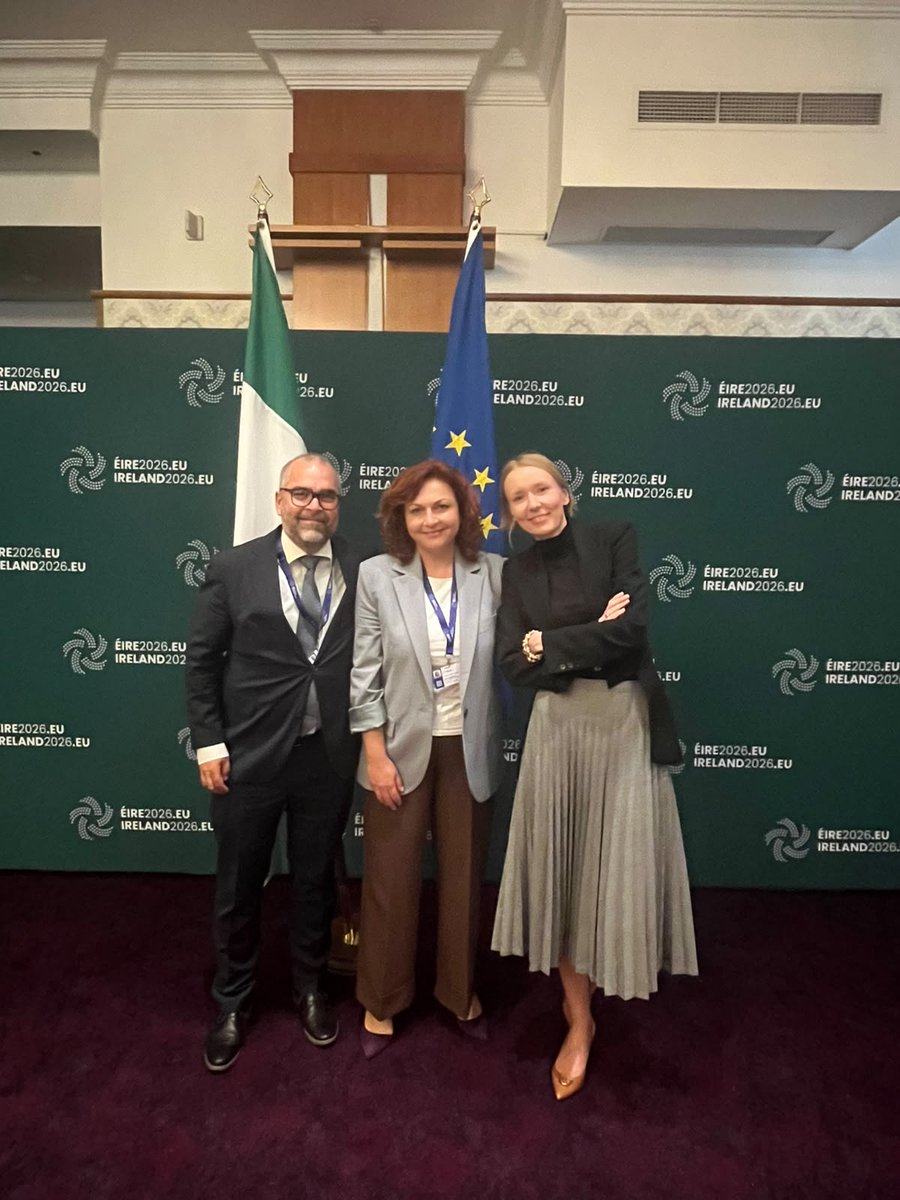 ccharism's tweet photo. Delighted to be back in Ireland for the meeting of the Directors-General for EU Affairs taking place in Trim. Enjoyed the warm Irish hospitality and the engaging discussions on the future of EU enlargement and the MFF. Full support and best of luck to @Ireland2026eu! https://t.co/q2PYtJOtTs