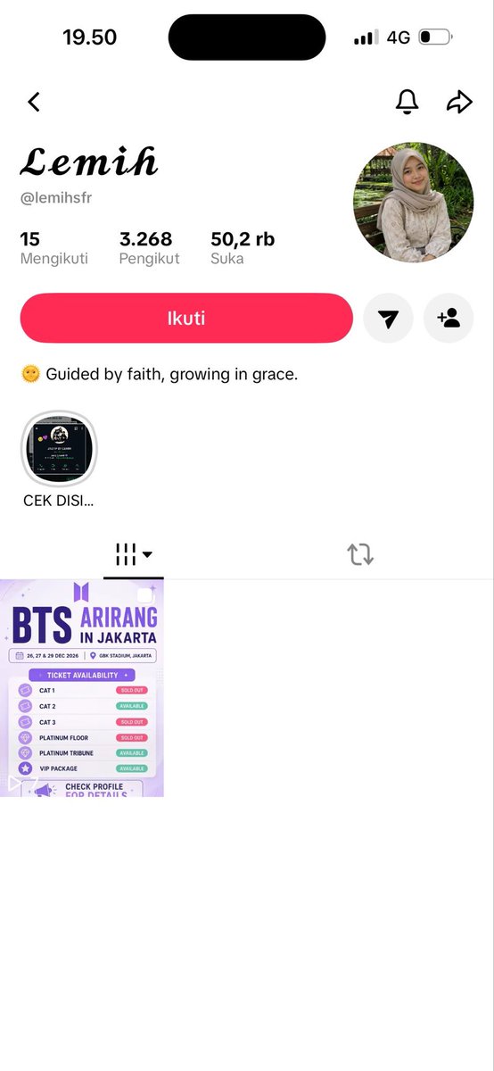 ticctyong's tweet photo. [HELP RT] PENIPUAN / SCAMMER TIKET BTS ARIRANG IN JAKARTA‼️

Usn Tiktok : @/lemihsfr 
REKENING : 08988905302

Guys, be aware sama orang ini ya, dia scammer tiket bts, dia masih berkeliaran di tiktok dan udah ada yg kena scam jg, kronologinya aku ceritain dibawah yaa! https://t.co/JHABrTiZKI