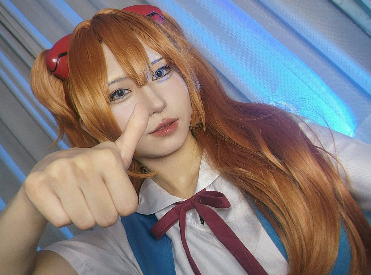 Beni_imo_chan's tweet photo. ⚠️Cosplay

肌加工のみ施したノマカメｱｽｶ〜〜
自我茶髪似合わない人間だけど化粧で何とか誤魔化せたと思いたい… https://t.co/P4Bkjx2ZaI