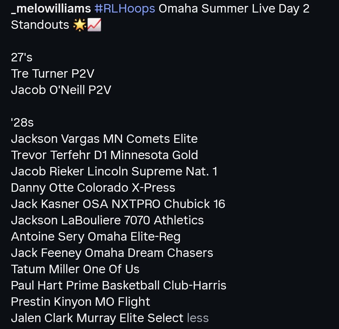 _melowilliams's tweet photo. #RLHoops Omaha Summer Live Day 2 Standouts 🌟 📈 https://t.co/GstUjjywKB