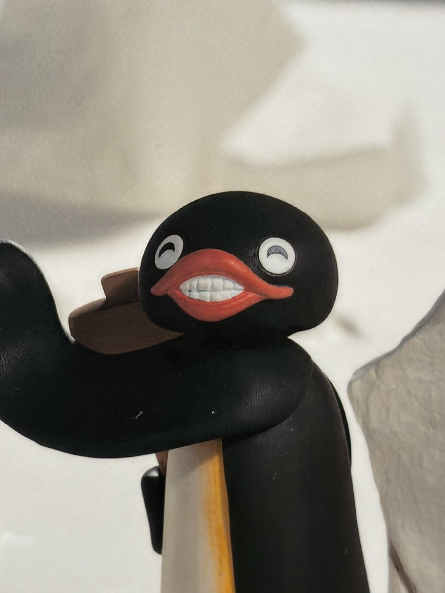 MzQjf's tweet photo. 今日ピングー展でピングーに歯があることを初めて知ったし、めちゃ歯並び良くてガチ羨ましかった https://t.co/JAwiVKVEwY