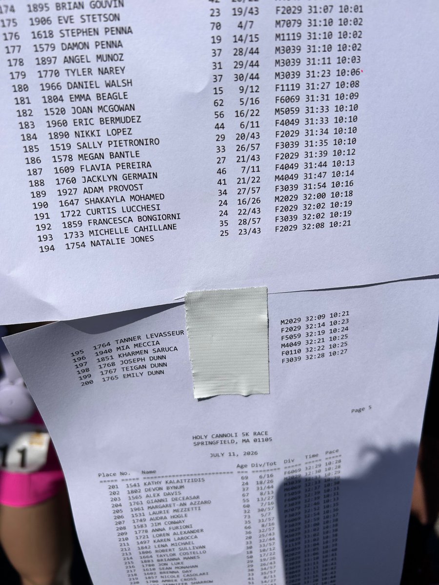 TannerLev_2001's tweet photo. 5K this 5K that https://t.co/ryQchr962X
