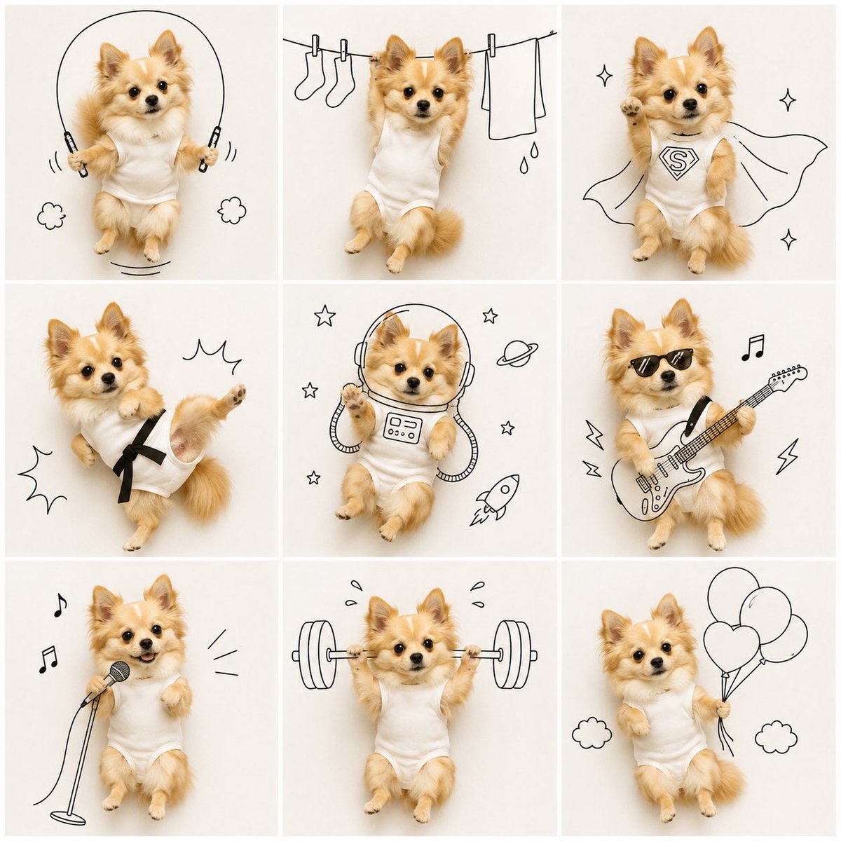 Ponzu_Reality16's tweet photo. うちのワンコでも作ってみた🐶 https://t.co/YlZFmKJylC