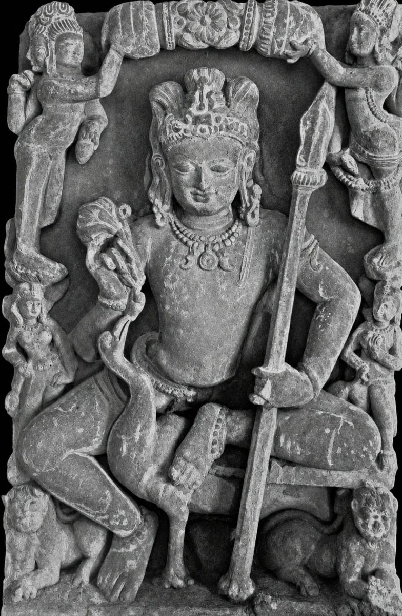 ExposeDhonifan's tweet photo. This sculpture of lord Kartikeya is older than Tamil https://t.co/XdR548jFfv