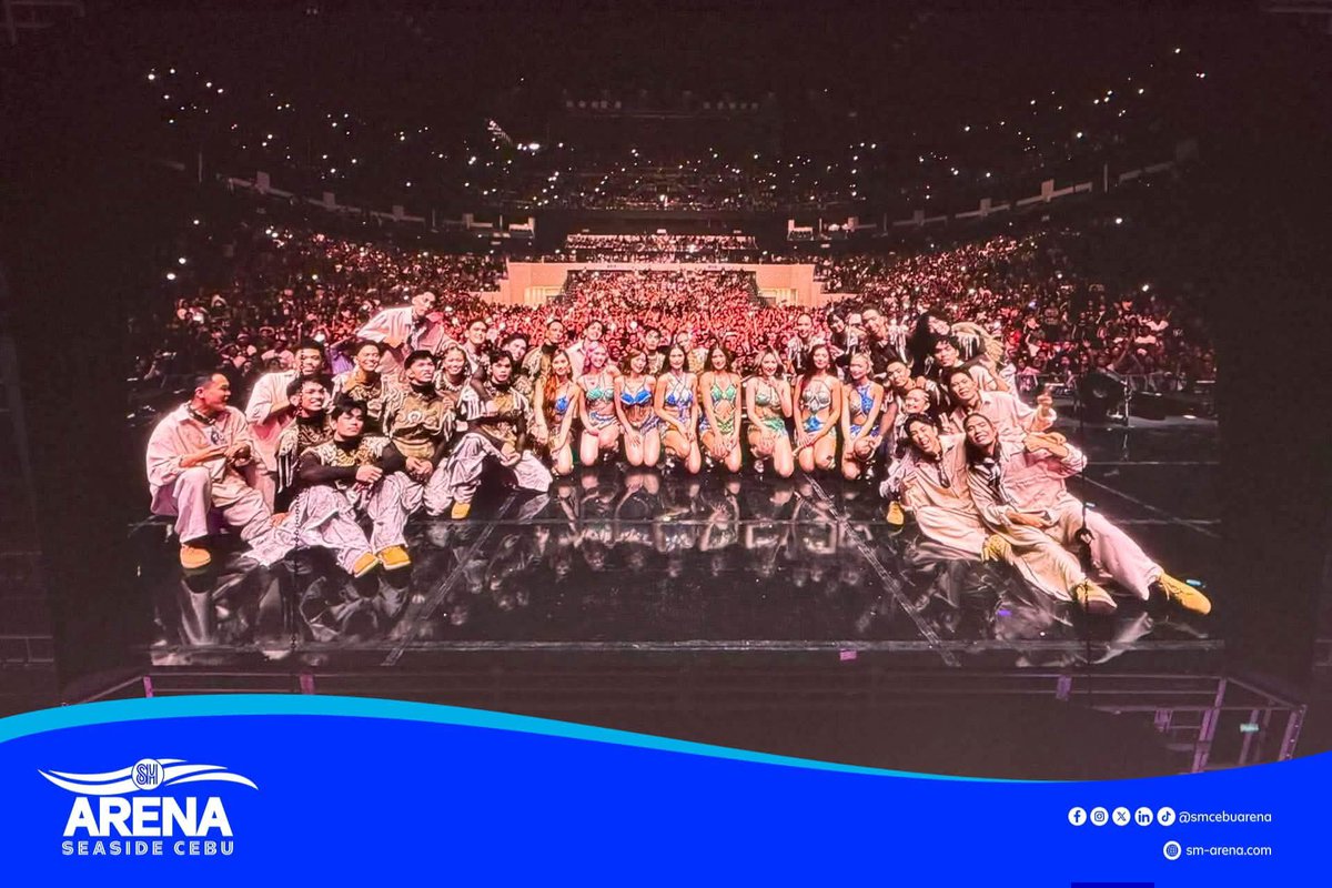 aomsdbr's tweet photo. A HISTORIC FIRST.

BINI successfully held the inaugural concert at SM Seaside Cebu Arena, delivering an unforgettable night to a completely sold-out crowd.

📸 SM Seaside Cebu Arena

BINI SIGNALS SA SUGBO

#BINI_SIGNALS_CEBU
#BINI_SIGNALS_WORLDTOUR_2026 https://t.co/WrHPIMKpu1