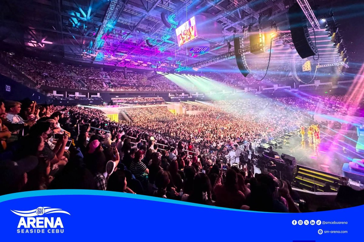 aomsdbr's tweet photo. A HISTORIC FIRST.

BINI successfully held the inaugural concert at SM Seaside Cebu Arena, delivering an unforgettable night to a completely sold-out crowd.

📸 SM Seaside Cebu Arena

BINI SIGNALS SA SUGBO

#BINI_SIGNALS_CEBU
#BINI_SIGNALS_WORLDTOUR_2026 https://t.co/WrHPIMKpu1