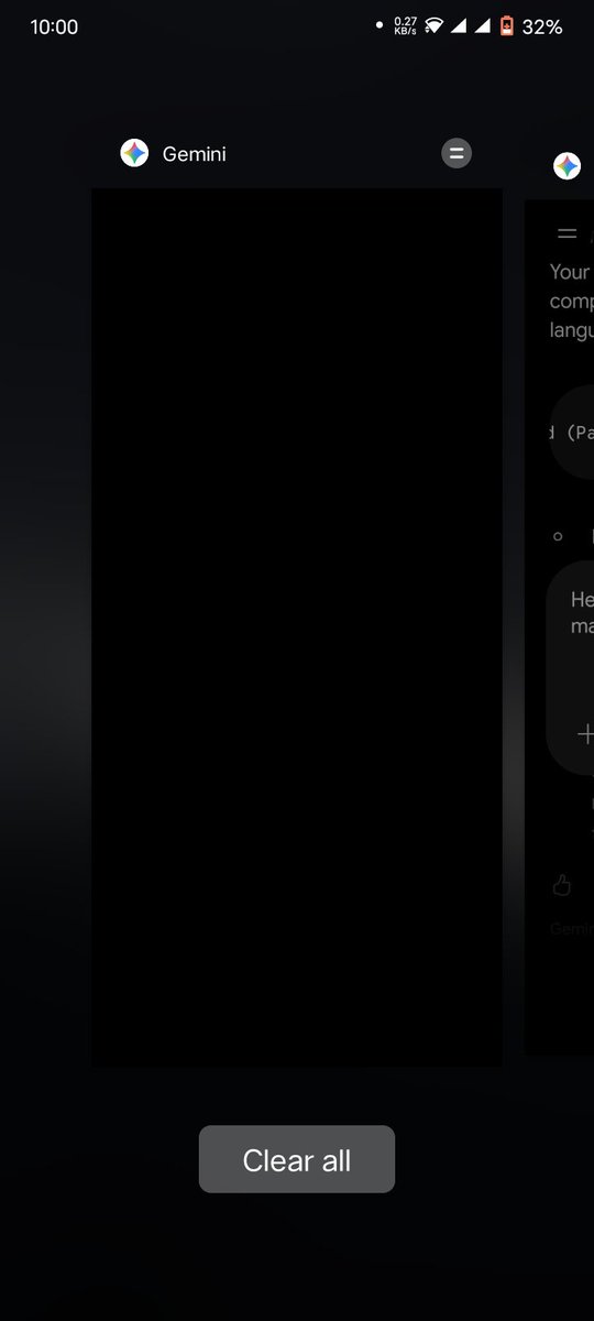 shv_ng's tweet photo. Can anyone tell me, whenever i open gemini, a black gemini is there, why that?? https://t.co/aqM3i2Hv9P