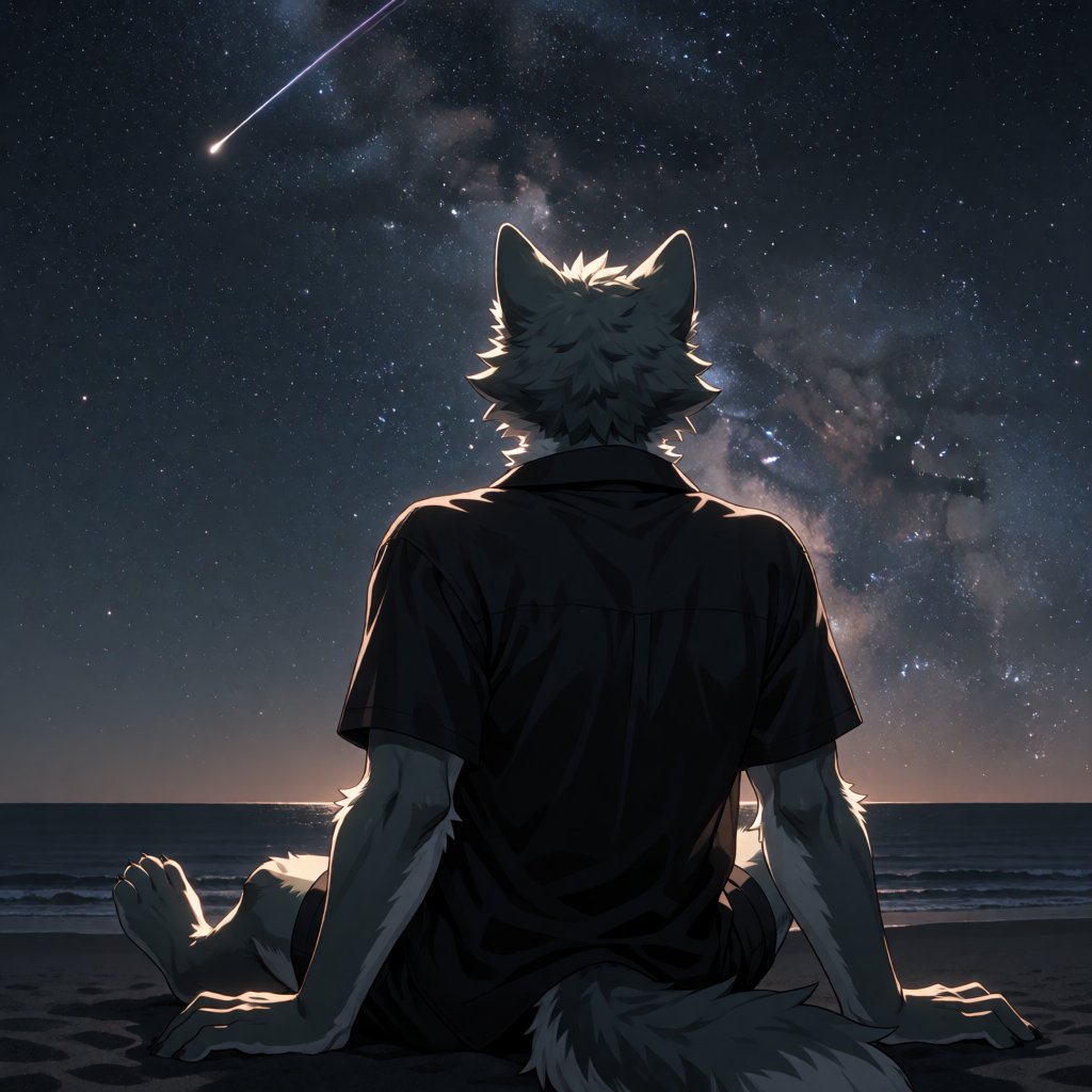 DD_novel's tweet photo. 夜の海も好きです
#furry #AIイラスト #AIart https://t.co/8jtlNpr94Q