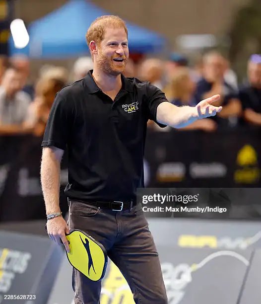 King0243_PJC's tweet photo. Prince Harry, beaming brighter than ever.
Not bitter, not broken, but boldly happy, serving with heart at the Invictus Games.

Turns out living with purpose and joy is the best revenge. 

What a beautiful reminder that light always wins. https://t.co/gw3uAG1hWh