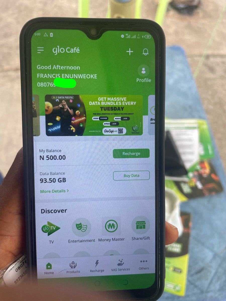 waggydey4you's tweet photo. I register new Glo SIM card this evening, Naso dem wire me free 90gb 🥳 https://t.co/xybNF0WJyZ