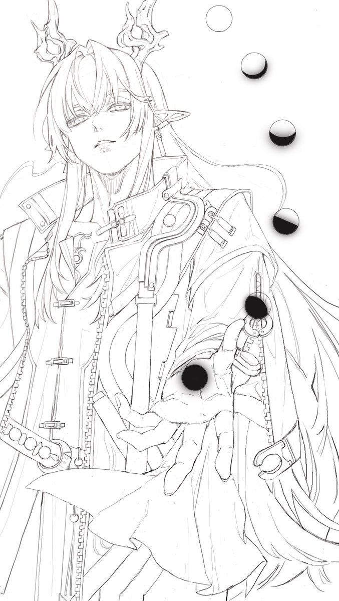 eb76f89c194d463's tweet photo. Sketch 
#Arknights #Yi #明日方舟 #易 #アークナイツ https://t.co/9dSiA8TOv0