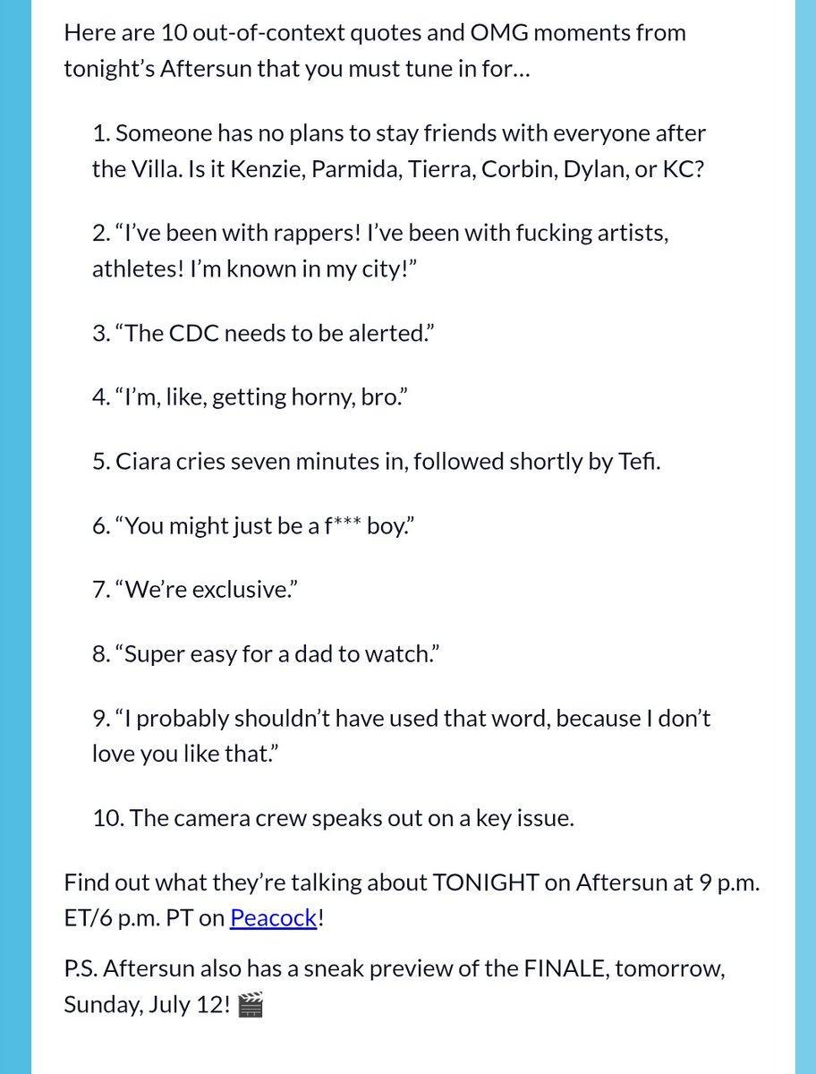 calisssii's tweet photo. Sneak Peak of tonight's AfterSun: Titi and Parmida get brutally honest!

Also someone had no plans to stay friends with everyone after the villa👀 https://t.co/rCeAZHP4Vk