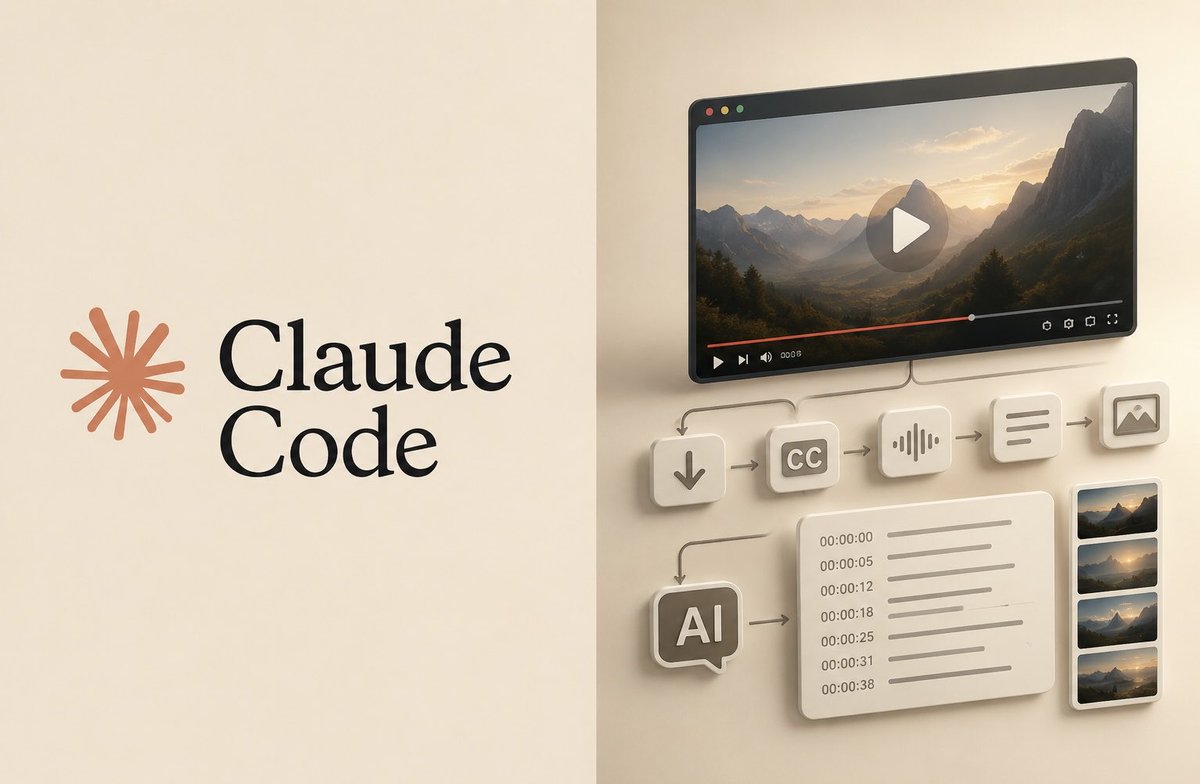 Aykutuces's tweet photo. Claude'a artık video atıp "bunu anlat" diyorsun. İki satırlık bir GitHub repo bu işi bitirdi.

Adı bradautomates/claude-video. Yıldız sayısı 1200'e yaklaşmış. Ne yapıyor:

> YouTube linki veya local video yapıştırıyorsun
> Kendisi altyazıyı çekiyor (bedava), yoksa Whisper ile transcribe ediyor
> Frame'leri sahne bazlı ya da keyframe olarak çıkarıyor
> Zaman damgalı transcript'i Claude'a veriyor
> Sen sadece soruyorsun

Kullanım senaryoları:

Bir kurs videosunu 30 saniyede özetletmek. Bir rakip kanalın 20 videosunu tek oturumda analiz edip pattern çıkarmak. Kendi çektiğin videoya otomatik altyazı üretmek.

Ama işin en tatlı kısmı şu: videoyu framelere böldürüp landing page scroll animasyonuna referans veriyorsun. Videodaki hareketler sayfa scroll'unda birebir canlanıyor.

Altyapı yt-dlp ve ffmpeg. Kurulum iki komut, ilk çalıştırmada otomatik yükleniyor.

Erken adapte olan kazanır.
