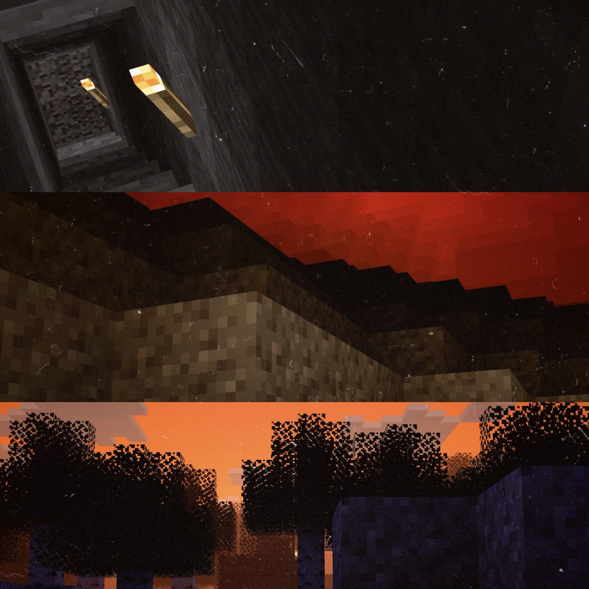enderboss25's tweet photo. Went super hard on the gritty look for this video. 🪏🎬 Also tried to emphasize deep reds &amp; oranges! https://t.co/mvOsM61llO