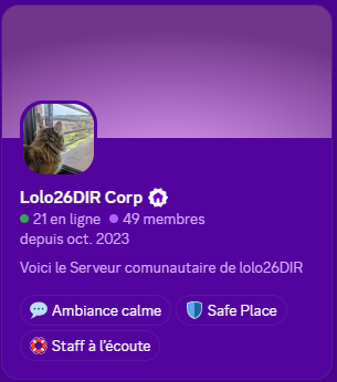 Lolo26DIR's tweet photo. Mon Profil X et Discord ont été aussi modifier pour correspondre un peu plus !
Lien du discord : https://t.co/twyTPiC2iq https://t.co/2CHqQcq1fj