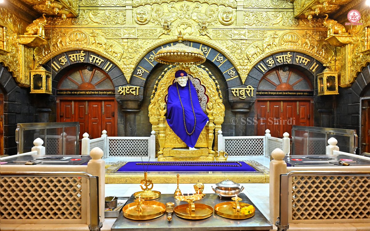 SSSTShirdi's tweet photo. *!! ॐ साई राम !!*
*श्री साईबाबा संस्थान विश्वस्त व्यवस्था,शिर्डी*
*!! ॐ Sai Ram !!*
*Shri Saibaba Sansthan Trust, Shirdi*
≈≈≈≈≈≈≈≈≈≈≈≈≈≈≈≈≈ 
*आरती :  शेजारती*
*शनिवार ११ जुलै २०२६*  
*Aarti :-Shejarti*
*Saturday 11 July 2026* https://t.co/cNMkJfzQ1r