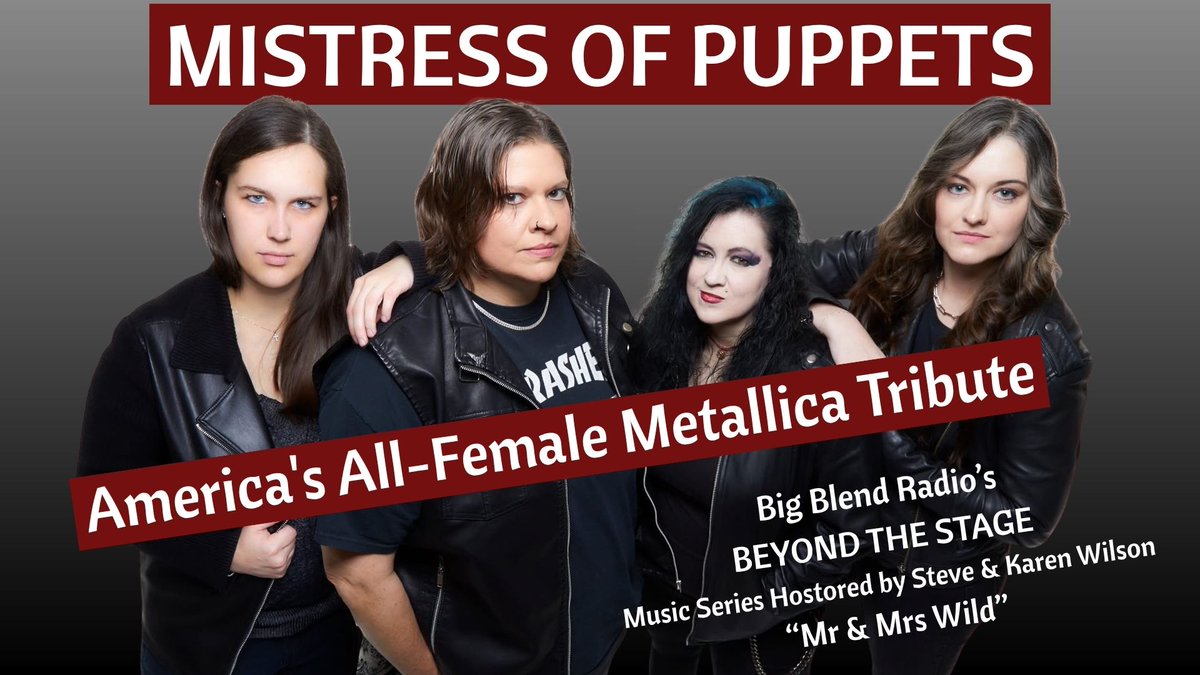 BigBlendMag's tweet photo. America's only all-female Metallica tribute band shares its journey, musical influences, and passion for live heavy metal on Beyond the Stage. Listen to the Podcast / @LionandRose: https://t.co/mNgt6USxnF #Metallica #BigBlendRadio #WomeninMetal https://t.co/YpSiB4DPgt