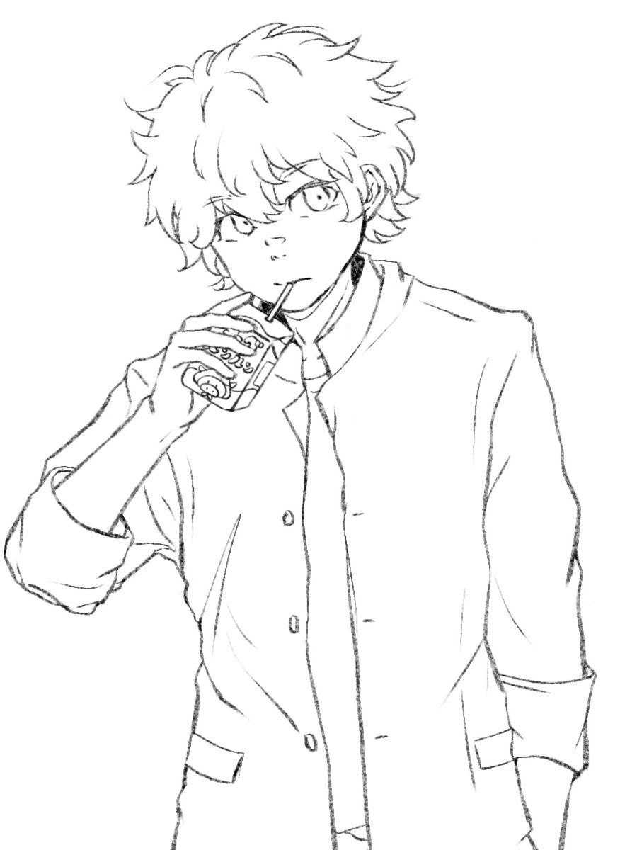 Bee_oraookami's tweet photo. 下書き
 #イラスト
 #イラスト練習 https://t.co/V9QN69Cqai