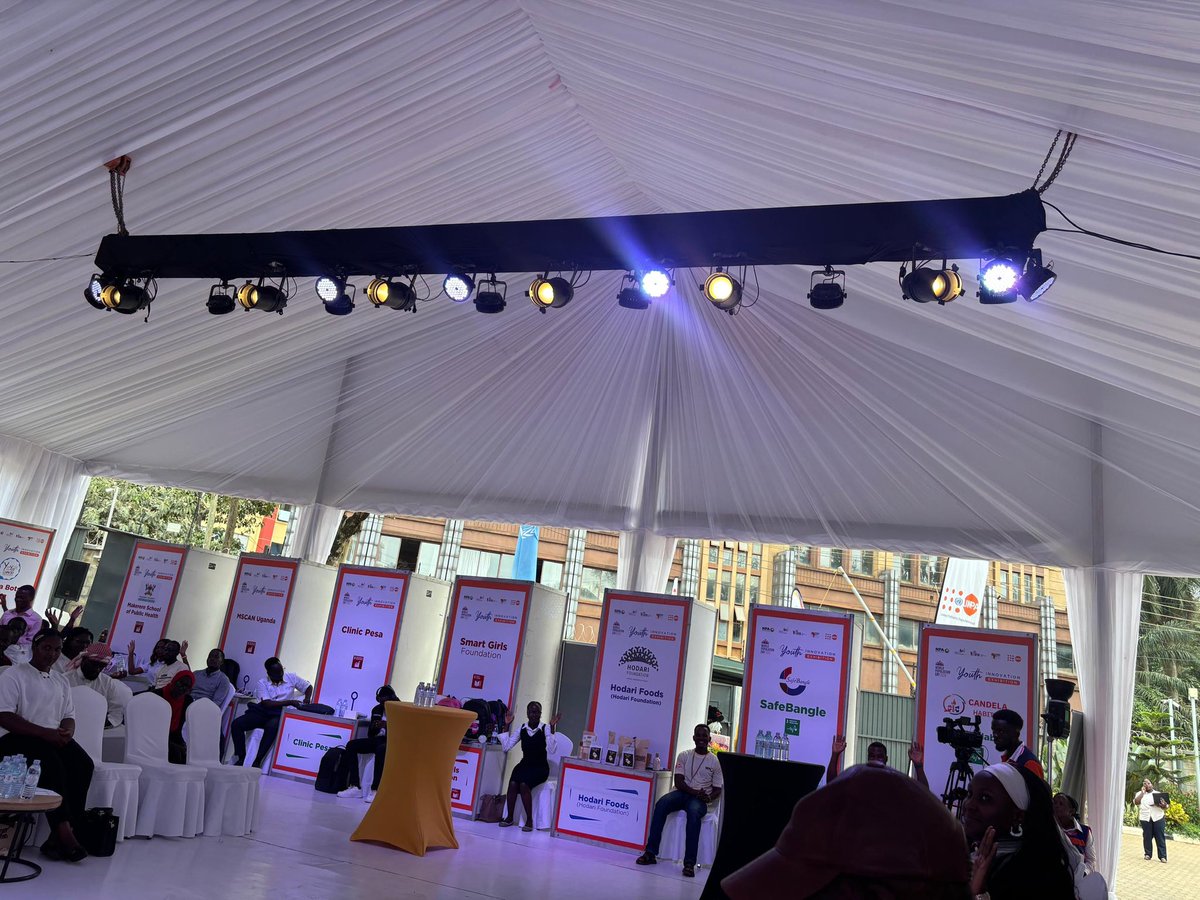 PeniePretty's tweet photo. Inspiring day at the #WorldPopulationDay2026
Innovation Exhibition at the @UNFPAUganda
I had the privilege of engaging with brilliant young innovators who are leveraging technology and research-driven solutions to unlock Uganda's population potential.
#YouthInnovation #SDG https://t.co/Y5PE5Q57Lp