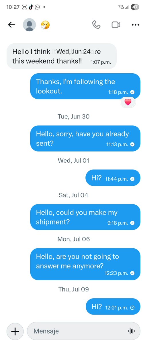chavez106491's tweet photo. 🚨 Scam NOTICE / BUY ALERT 🚨
I make this thread to report and burn the Korean seller @MNrLW for not sending and ghosting. I bought her some photocards on June 17 and she refuses to respond, but she is still active selling to others.
I open the thread with the tests 👇🧵 https://t.co/pNgAvzRrDl