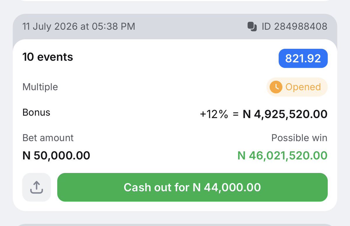 Girlpunter's tweet photo. 820 odds 👉 https://t.co/H5ysrrbjwI

340  odds 👉 https://t.co/ttKBSs1lt3

BETCODE 👉 ToGcfn0 , ToH6uH3

How to load booking code on 1WIN https://t.co/URTbmdkQjm

Register on #1WIN with my link to access my bet code 👇:
NIGERIA - https://t.co/kSwNfDnKWF
GLOBAL - https://t.co/q5uIZgNjq6
Promo code👉 GIRLPUNTER

How to deposit on #1WIN 👇
https://t.co/FHep6xm2Po
⚠️ Remember to always use 100% of your deposits to place bets so you can withdraw