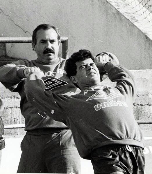 olympia_vintage's tweet photo. Lorenzo Serra-Ferrer &amp; Álvaro Cervera, 1987.
#RCDMallorca https://t.co/reFwubEs8w