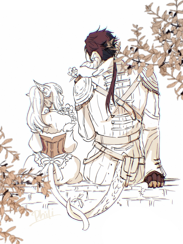 nekota_ff14's tweet photo. 🦎🐈️ https://t.co/mycl1ClQEx