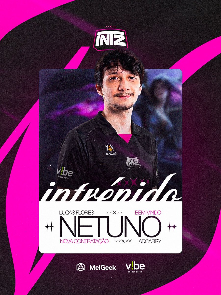 CBLOLInsider_'s tweet photo. [OFICIAL] INTZ anuncia Netuno como novo ADCarry e Trigo como reforço na comissão técnica para a Etapa 2 do Circuito Desafiante! https://t.co/Kx80NSgHiW