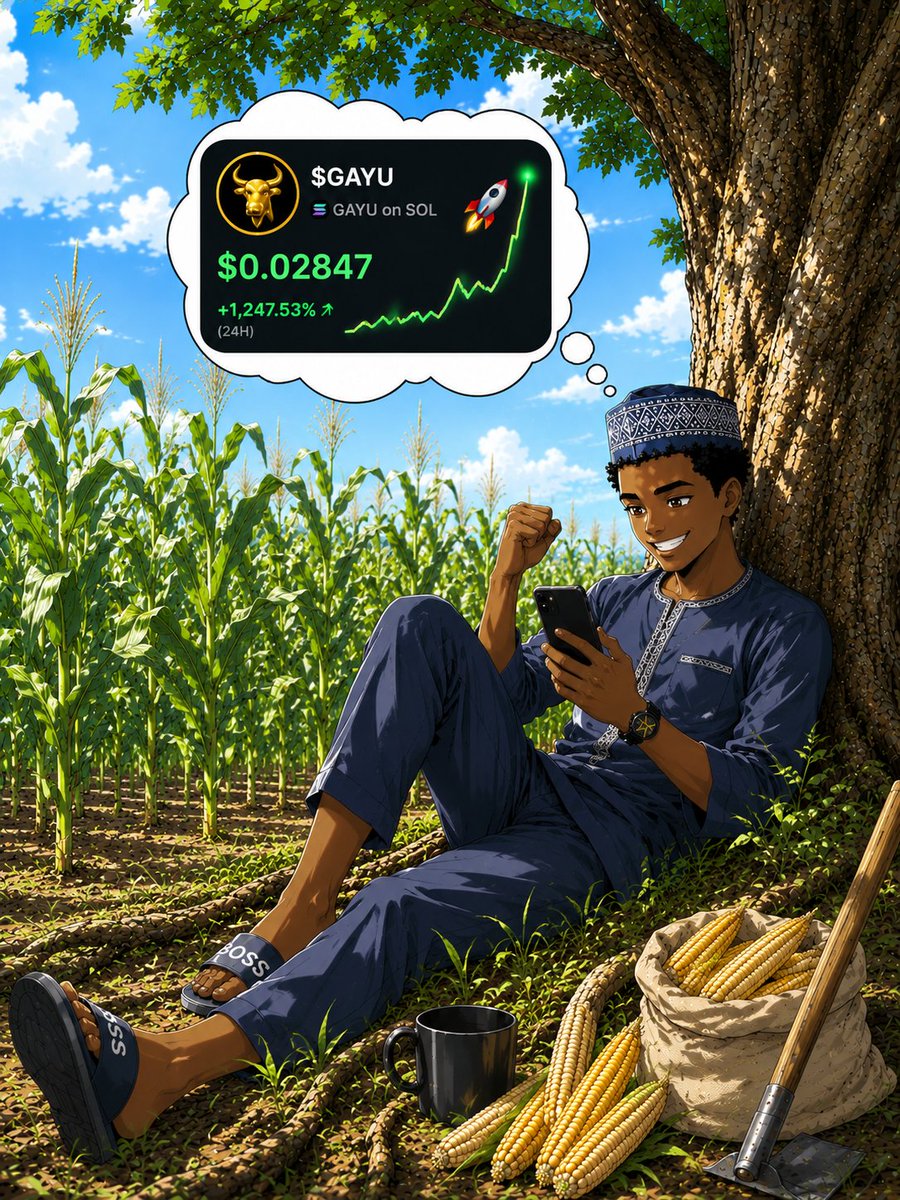 DaddysBross's tweet photo. The poor farmer believes because dreams are built on hope.

$GAYU is the promise that can change the narrative from survival to opportunity.
CA
5pDbcXKVk9FMCz7P31iaezva7iR3rGWhJz6TQU6Qpump

Millions is the next floor
@Gayu_BTC
@gayugoldenbull https://t.co/7r9jLlqENo