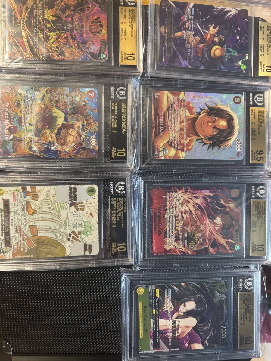 Randomduckling6's tweet photo. @NewAgeCardKings Ace 9.5 sold, ignore sticker, comment what card you want and I’ll give you a price https://t.co/7EHcxA105u
