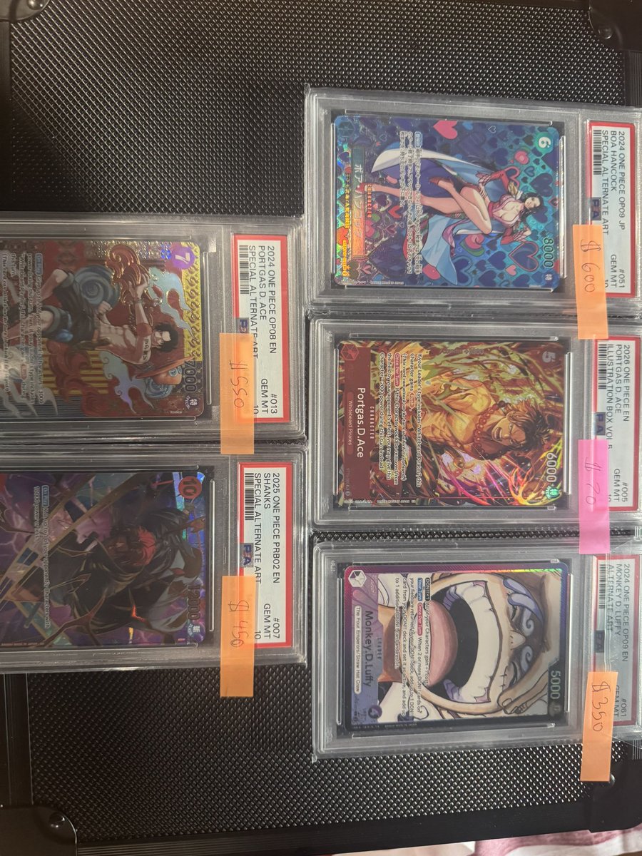 Randomduckling6's tweet photo. @NewAgeCardKings Ace 9.5 sold, ignore sticker, comment what card you want and I’ll give you a price https://t.co/7EHcxA105u