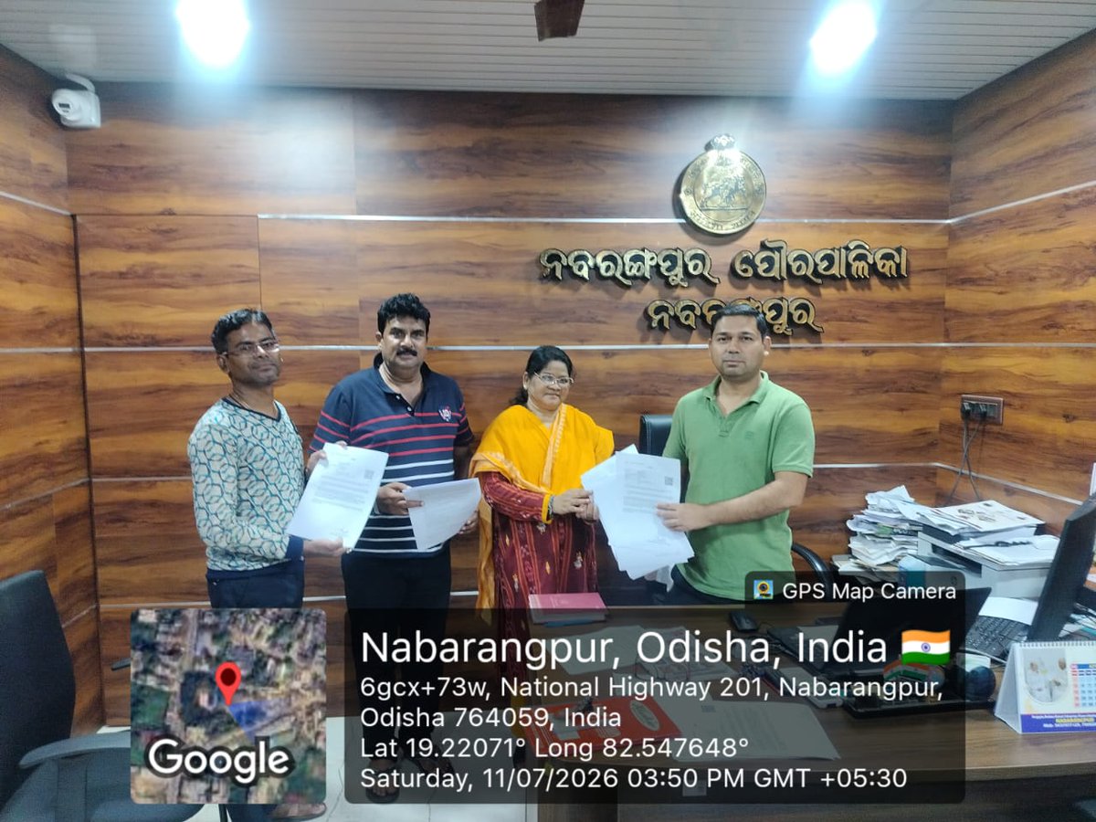 NgprMuncipality's tweet photo. Notice got generated for first day hearing for 104 Unmapped Electors, &amp; handed over to concerned BLOs for distribution to concerned Electors. 
With Regards 
Team Municipality, Nabarangpur https://t.co/32NqIRkWBZ