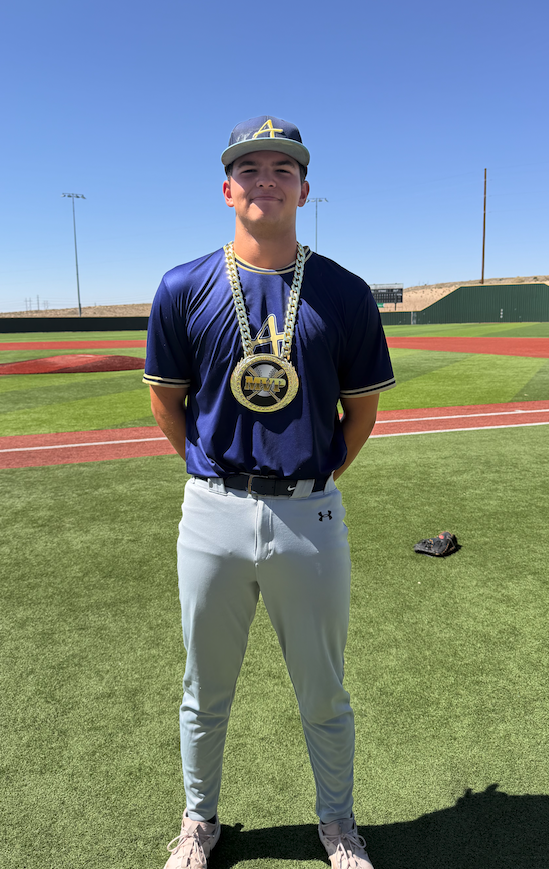 FiveToolNM's tweet photo. F: @AbqBaseballAcad Campos 2026 10, Gameday Saints Martinez 18U 3
PoG: @Deano12_ 1-3, HR, 2 RBI
Pitcher: @NathanielJ_2026 5 IP, 6H, ER, 6K https://t.co/8ceQpUkyr4