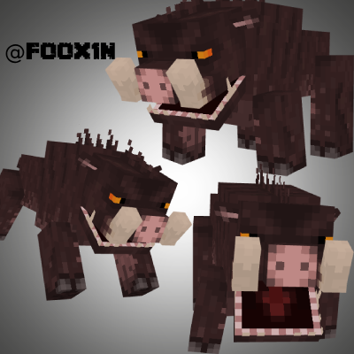 FOOX1n's tweet photo. Minecraft  #Blockbench #pixelart #lowpoly #Minecraft #modelminecraft https://t.co/FneugIIPWT